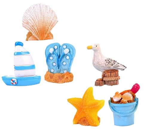 POPETPOP Miniatur Segelschiffmodell Aus Kunstharz Nautische Heimdekoration Im Maritimen Stil Strand-segelboot-dekor Für Wohnzimmer Und Arbeitszimmer