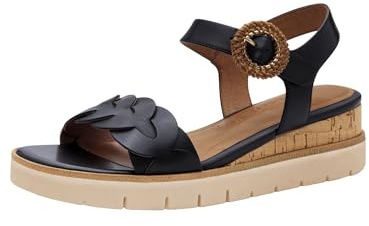 Tamaris Damen 1-28258-44, Sandali con Zeppa Donna, Blu Navy, 40 EU
