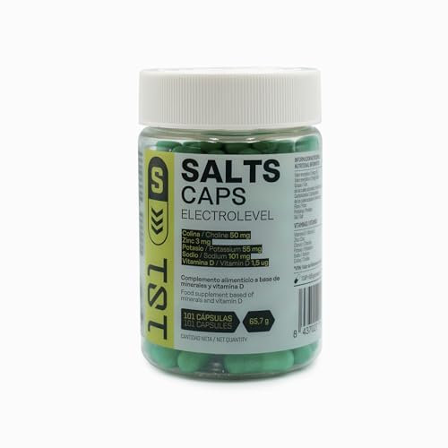 101 Other Level - 101 Capsulas 100 mg - Sales Minerales para Deporte - Electrolitos Sin Azucar - Pastillas con Sales Minerales Potasio, Sodio, Colina, Zinc, Vitamina D | GMO, Vegano - SIN GLUTEN