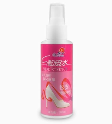 AllisWay Spray Dilatador Zapatos, Agrandar Zapatos, Ensanchador de Zapatos, Suavizante de Zapatos de Cuero para Ablandar Cuero, Ante, Charol, Aliviar el Rechinar de Pies, 100 Ml