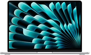 Apple 2025 MacBook Air 13 tum med M4-chip : 13,6-tums Liquid Retina-skärm, 16 GB enhetligt minne, 512 GB SSD-lagring, 12MP Center Stage-kamera, Touch ID, Byggd för Apple Intelligence; silver
