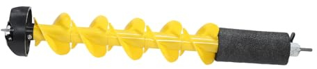 Fabater Carbide Ice Drill Bit, 5 Inch Ice Auger, 127mm Auger Drill Bits for Electric Ice Fishing Drills, Yellow