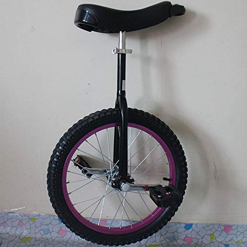 16/18/20 tums hjul enhjuling, halkfria, vuxen cyklar Enhjuling höjdjusterbara mountainbikes for vuxna Skidproof Butyl Mountain(Black,20inch)