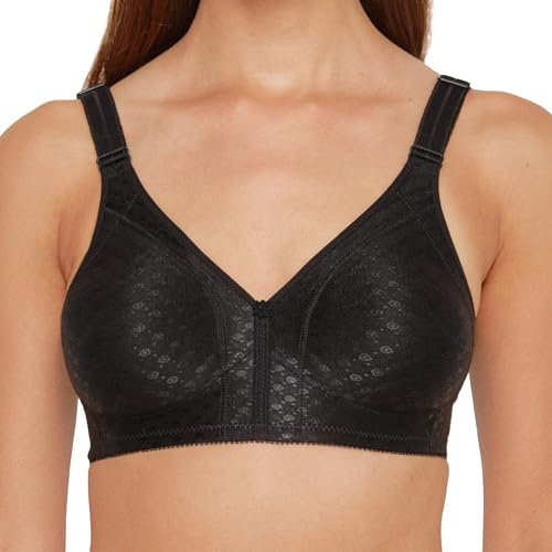 Susa Damen Standard BH, Blickdicht, Schwarz (004), 85B