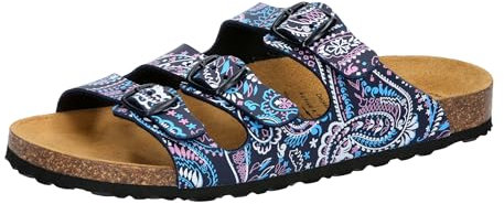 Lico Damen Pantolette Pantolette Bioline Lady, blau, 39 EU