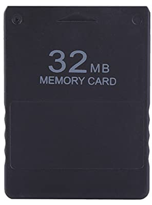 Memory Card for PS2,8M-256M Memory Card Game Memory Card High Speed Games Accessories for Saving Games and Informations for Sony Playstation 2 PS2.(32M)
