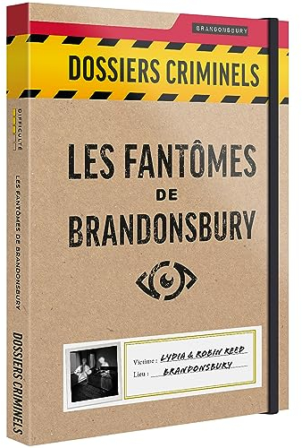 Dossiers Criminels - Les Fantômes de Brandonsbury : Découvrez Les Secrets Obscurs d'un Hôtel Maudit - Jeu de Societe Escape Game - Jeu d’Enquête Immersif et Collaboratif - 1-6 Joueurs
