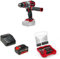 Einhell Professional Akku-Schlagbohrschrauber TP-CD 18/80 Li-i BL (18 V, Brushless, 80 Nm, Schlagbohrfunktion, 13 mm Bohrfutter, 2 Gang, inkl. 4,0Ah Akku und Ladegerät, inkl.Bit- und Bohrer-Set)