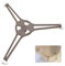 Support de Plateau Tournant Universel Triangulaire pour Micro-ondes, Porte-plateau à Micro-ondes Support de Plateau Micro-ondes pour 24,5 cm de Verre Plat