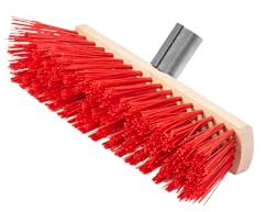 Tom par Balai de Rue | Balai | Balai Industriel Large avec Support de Manche en métal | sans Manche | Balai d'intérieur | Balai de Jardin | Grand Balai | Terrasse | Garage | Jardin | 30 cm