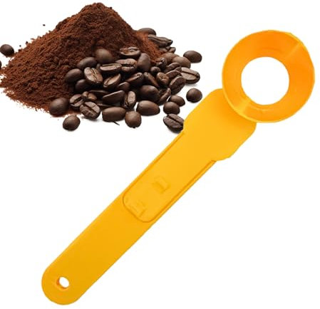 Cucchiaio Dosatore Scorrevole per Polveri | Misurino Scorrevole Per Caffè In Polvere,Dosatore Antigoccia Per Cucina Casa Ufficio Con Design Compatto