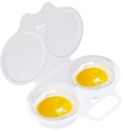 Escalfadores De Huevos Para Microondas - Olla De Huevos Para Microondas | Caja Para Freír Ovoproductos De Radiador Térmico | Herramienta Práctica Para Cocinar Huevina | Escalfador De Huevina
