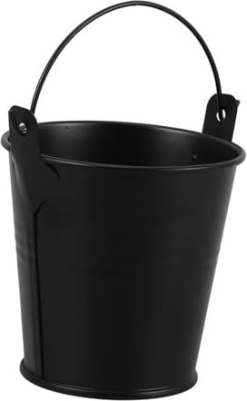 JOINPAYA Secchio Per Grasso in Metallo Per Contenitore Per Raccolta Liquidi Per Barbecue Secchio Per Olio Riutilizzabile Adatto Per Cucinare All Aperto e Picnic