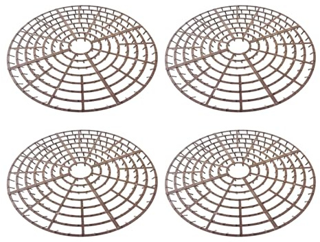 Fruusv Para Plantas contra Animales - 4 Piezas 30x2cm Transpirables Cortables Modernas | Transpirables para Tierra de Macetas de Interior,Exterior, Jardín, Hogar, Oficina, Verduras Y Frutas