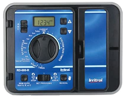 Irritrol Rain Dial RD600-INT-R 6 Station Indoor Irrigation Controller