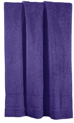 Erwin Müller Handtuch Karlsruhe 100% Baumwolle lila Größe 50x100 cm - extrem saugstark, leicht, flauschig weich, hautschmeichelnd (weitere Farben)