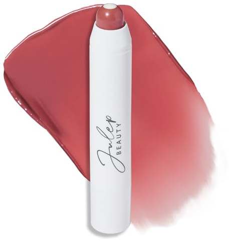 Julep It's Balm Full Coverage Lip Crayon (Dusty Orchid Shimmer) Hydrating, Nourishing Lip Colour - Smooth, Highly Pigmented, Semi-Gloss Finish - Buildable Lipstick with Nourishing Vitamin E