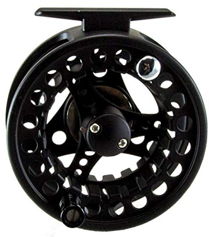 Okuma, Sierra Fly Reel, 9.10 Retrieve Rate, 2+1 Bearings, 7/8 Line Weight, Ambidextrous , black