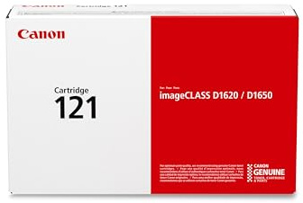 Canon Genuine 121 Black Toner Cartridge Compatible with D1650, D1620