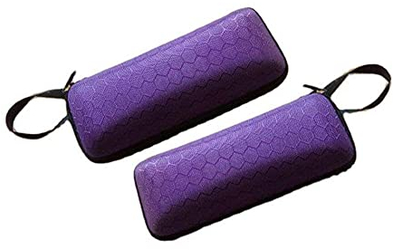 QLSGFBDIM Federmäppchen Brillenetui EVA-Kunststoff-Brillenkoffer-Reißverschluss wasserdichte Sonnenbrille Aufbewahrungstasche Sechseckiger Quadrat-Brillenfall-Farbe1.