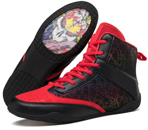 Core Botas De Lucha Zapatos De Lucha Juvenil,Wrestling Shoes Impermeables CóModo Flexibles para Entrenamiento De Lucha Boxeo Ejercicio