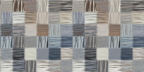 TAPPETIK Tappeto, Passatoia in Stampa Digitale Alta qualità, Ampia Gamma di Colori e Disegni (Serie DIGIT) VARIE MISURE (Geometrico C 41, 52 x 90 cm)