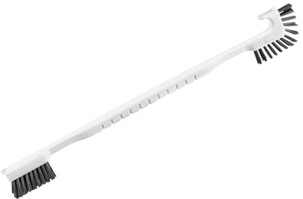 SINI Firm Bristle Long Handle Crevice & Tile Detail Cleaning Brush | Premium Multifunctional Dual-End Gap Scrub & Scraper | Cleans Household, Home, Kitchen, Bathroom, Window