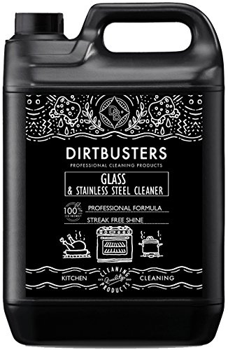 Dirtbusters Glass and Stainless Steel Cleaner Polish 5 litres for a Streak Free Finish