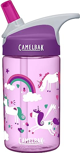 CamelBak Eddy Kids Water Bottle - 400 ml, Unicorns