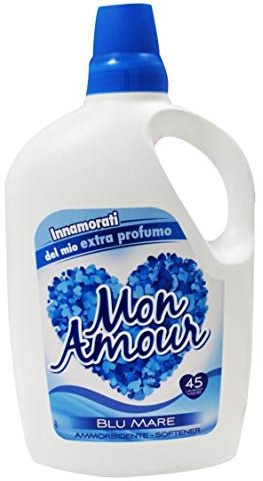 3 X Felce Azzurra Mon Amour Blu Mare Freschezza Ammorbidente profumato 3L, Liquido, Bergamotto