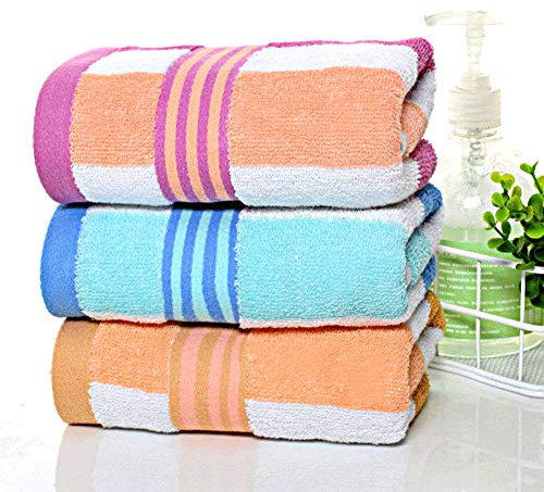 CCSYM Handtuch-Set, 3-Teiliges Handtuch Aus Baumwolle, Verdicktes, Weiches Gesichtstuch Aus Absorbwater. Schnelltrocknendes Handtuch. Sportreisestrandtuch, Kindertuch