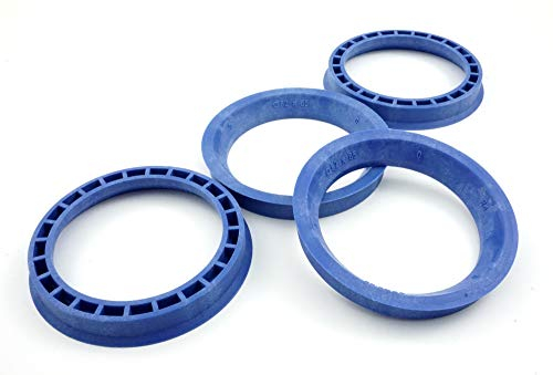 RONAL 4x Zentrierringe 82,0-65/82 auf 65 Blau kompatibel mit T5 T6