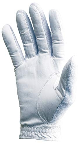 Tourna Tennis Glove-Ladies Full, Finger-Medium-Right, White, TGF-L-M-R, 7