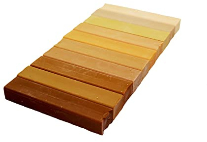 Konig UK Hardwax-Set 977 (10 Shades), Mixed Oak Colours, Pack of 10