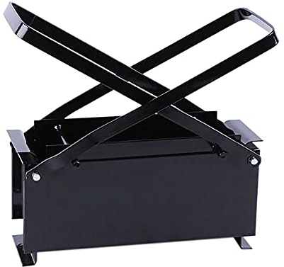 MINUS ONE Pappersbrikettpress i järnpapperspress manuell brikettpress briketter platsbesparande briketter press gör-det-själv återvinningstidning för återvunnet papper återvunnet papper, 33 x 15 x 13