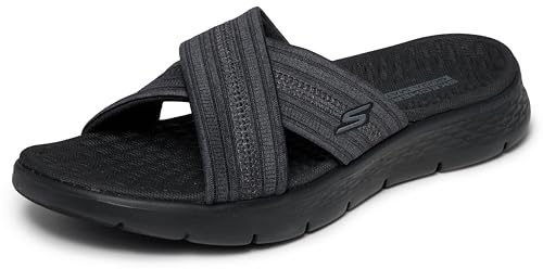 Skechers GO WALK FLEX SANDAL IMPRESSED - Sandali a ciabatta Da donna, Black,