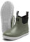 Stivali Gomma Uomo, Adulto Impermeabile Leggere Comode Shorty Boots, Resistenti all'Usura Stivali Da Pesca da Lavoro Nero Scarpe Da Giardino Per l'esterno