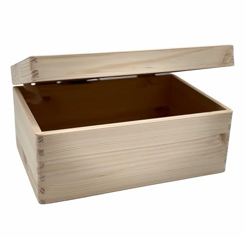 KF-Holz Allzweckbox mit Klappdeckel (Natur)