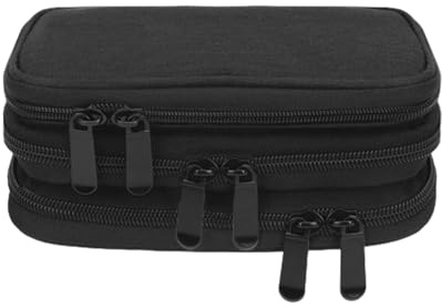 Étui Clés USB – Tissu Oxford 19x5x10cm | Boîtier De Rangement USB | Pochette avec 30 Compartiments | Organisateur Clés USBs pour Voyage, Maison Et Bureau