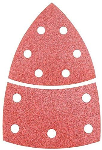 Bosch 10-piece C430 Sanding Sheet Set 'Expert for Wood' (Wood and Veneer, 102 x 62, 93 mm, Grit 120, Accessories for Multi Sanders)