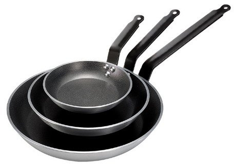 De Buyer - 8030.24 - Juniorchock halvprofessionell aluminiumstekpanna - diameter 24