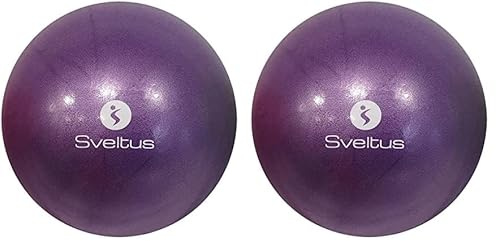 Sveltus Ballon pédagogique Adulte Unisexe, Violet, 25 cm (Lot de 2)