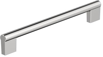 Amerock Versa 7-9/16 inch (192mm) Center-to-Center Polished Chrome Cabinet Pull, BP5553126