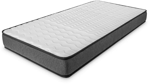 Naturalex - Titanium - Matratze 90x190 cm - Kaltschaummatratze 15 cm Hoch - H2 - Oeko-tex Zertifiziert - Latex Blue 7 Zonen