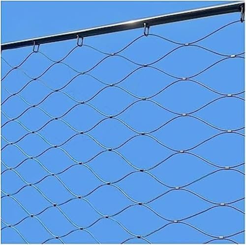 Rete a corda flessibile in acciaio inox Rete di recinzione in acciaio inossidabile, resistente, con connessioni a scatto, fori for rete di recinzione intrecciata flessibile for giardino agricolo Rete