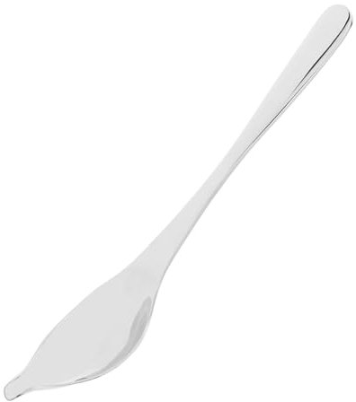ZUNOXAZ cucchiaio da salsa in acciaio inossidabile cucchiaio per dipingere la salsa cucchiai di cioccolato cucchiaio di salsa culinaria cucchiaio a filo acciaio inossidabile 304 Argento