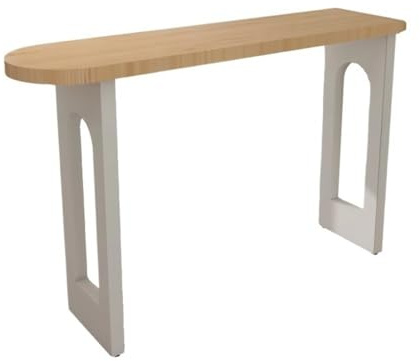 Bartabeller Litet barbord i trä for balkong, fritid, vardagsrum, lång skiljevägg, bord med höga fötter Bar Bordets Högbord(Små)