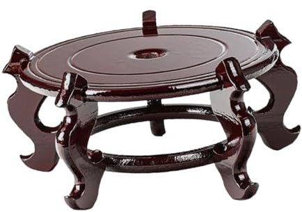 NUOBESTY Supporto in Legno per Vaso Pianta da Interno e Acquario, Base Gambe Piccole per Evitare umidità, Facile da Trasportare, per Pavimenti in Casa