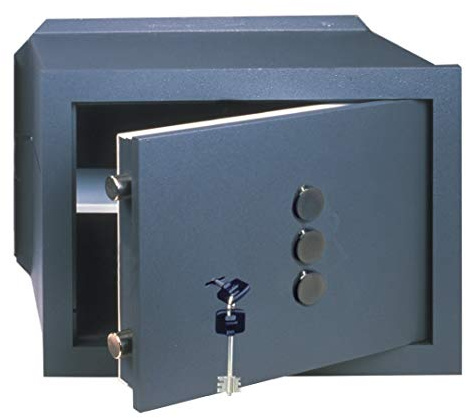 CISA 182210400, Cassaforte a Muro, con Chiave e combinatore, C Key 3, L42 x H30 x P20