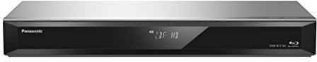 Panasonic DMR-BCT765EG Enregistreur Blu-ray (disque dur de 500 Go, lecture de disques Blu-ray, 2x DVB-C et DVB-T, argent)